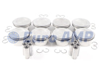 Mercedes Benz E63 G63 S63 Engine Piston w/Rings Set +0.50 5.5 V8 M157 1570300517