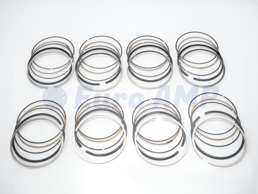 BMW M5 M8 X5M X6M 4.4 Twin Turbo V8 N63 Engine Set (8) Piston Rings 11259882843