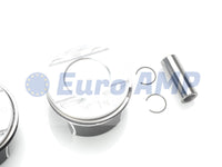 Porsche Panamera Macan Cayenne Piston Set (6) w/ Rings +0.50 3.0T V6 TFSI EA839