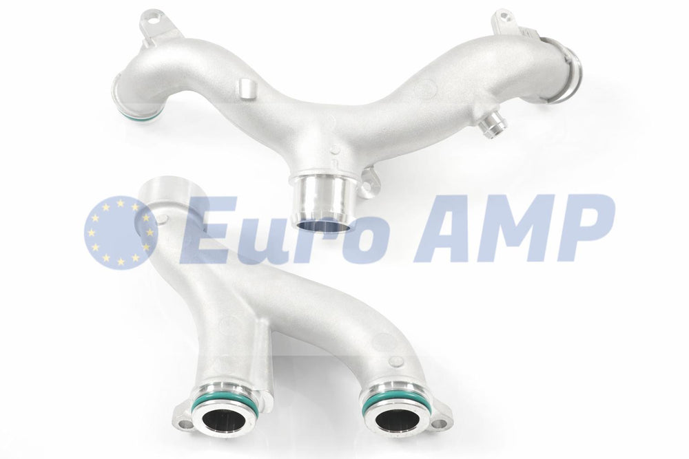 Jaguar Aluminum Upgraded Coolant Crossover Pipe Version 2 3.0L 5.0L AJ814311 AJ814312