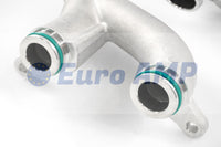 Jaguar Aluminum Upgraded Coolant Crossover Pipe Version 2 3.0L 5.0L AJ814311 AJ814312