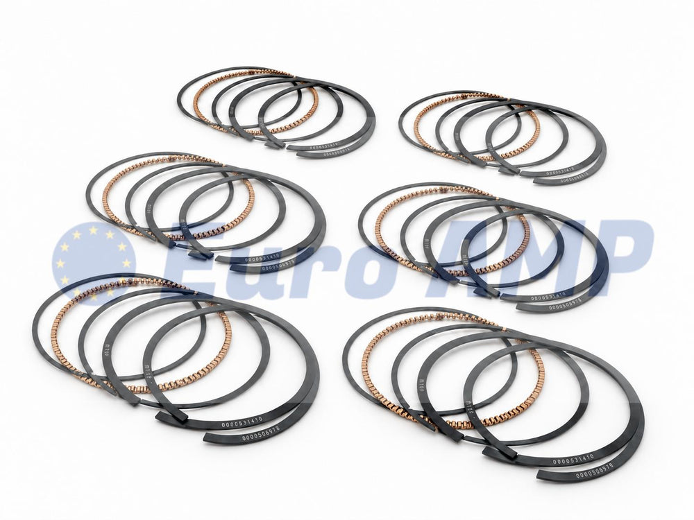 2013 - 2022 MASERATI GHIBLI LEVANTE QUATTROPORTE PISTON RINGS SET (6) 3.0LTT V6 ENGINE M157 - (28177, 2806954, 296139)