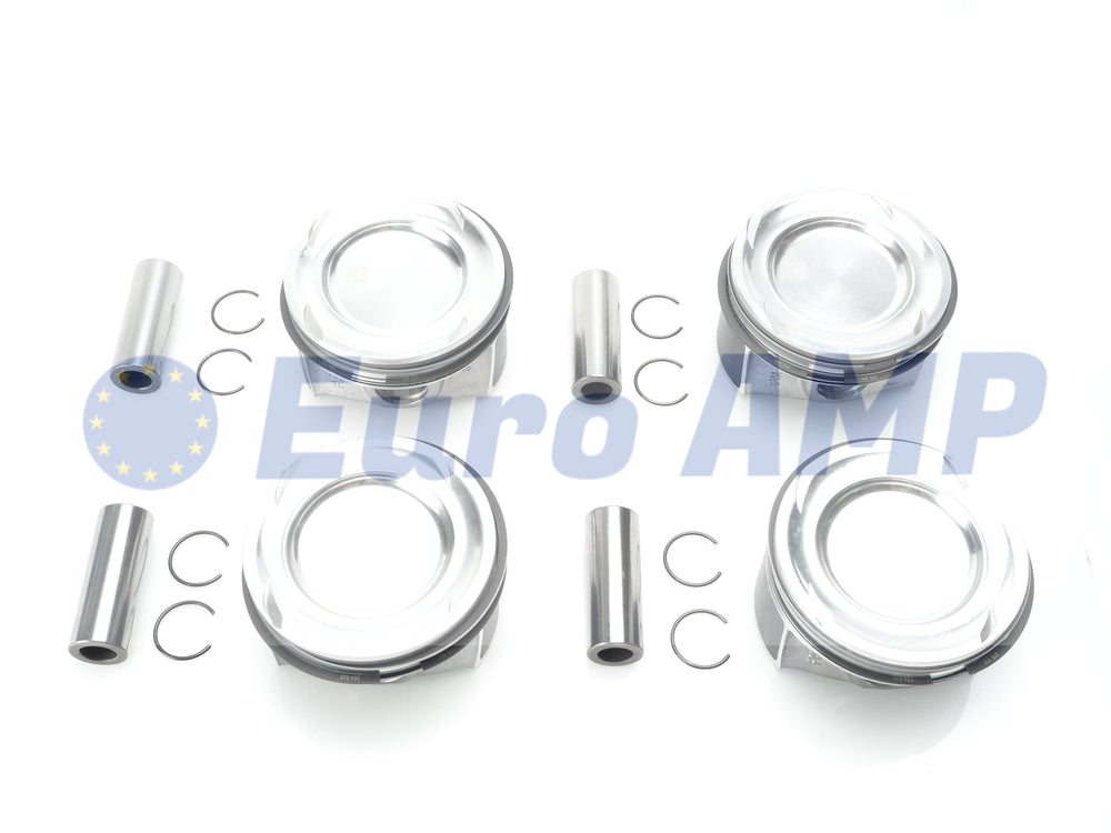 Mercedes Benz C300 E300 Piston Set 4 +0.50 2.0 I4 Turbo M274 Engine 2740300900