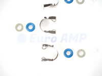 Jaguar XJ XF XE XK F-Type F-Pace 6PC Engine Fuel Injector Seal 3.0L V6 C2D24387