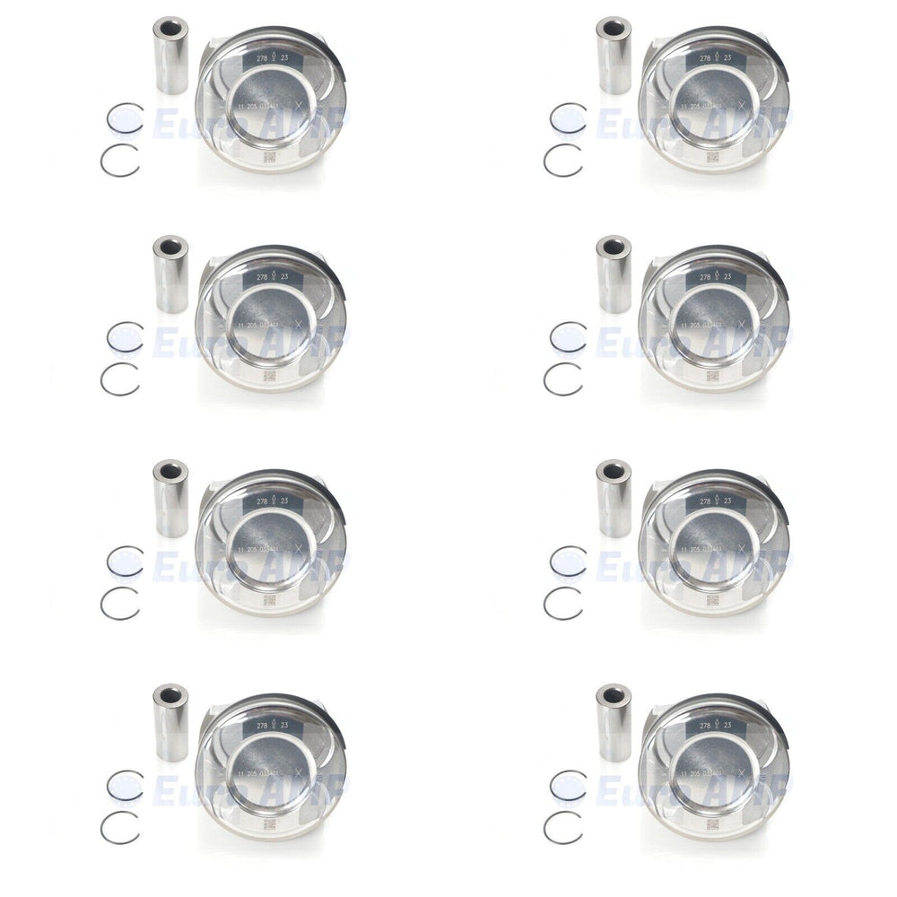 8PCS Mercedes Benz S550 E550 GL550 Piston 4.7 V8 Turbo M278 Engine 278030231764