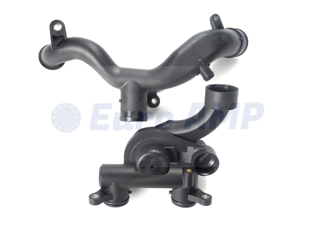 2018+ Land Rover Front Coolant Water Crossover Pipe 5.0L V8 LR100352 + LR090630