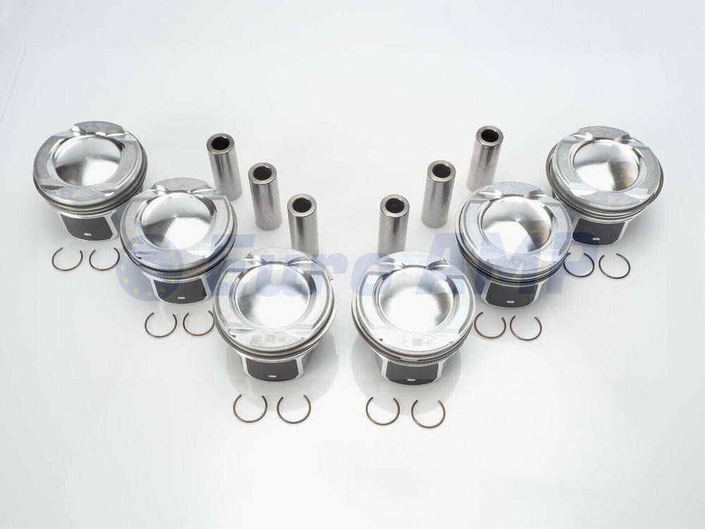 2019-2021 Land Rover Jaguar Piston Set W/Rings (6) Gas 3.0L I6 AJ20P6 Turbo Sc Ingenium